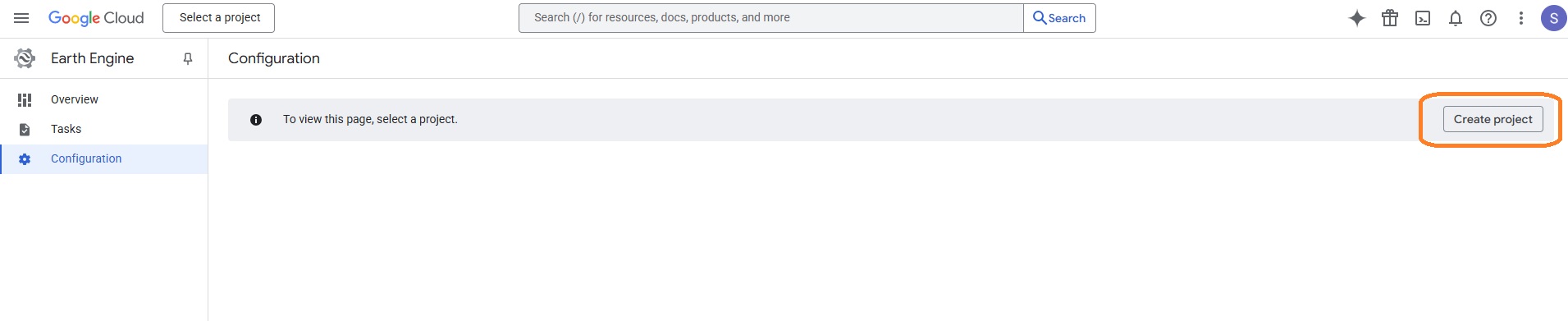 Enter project details page screenshot